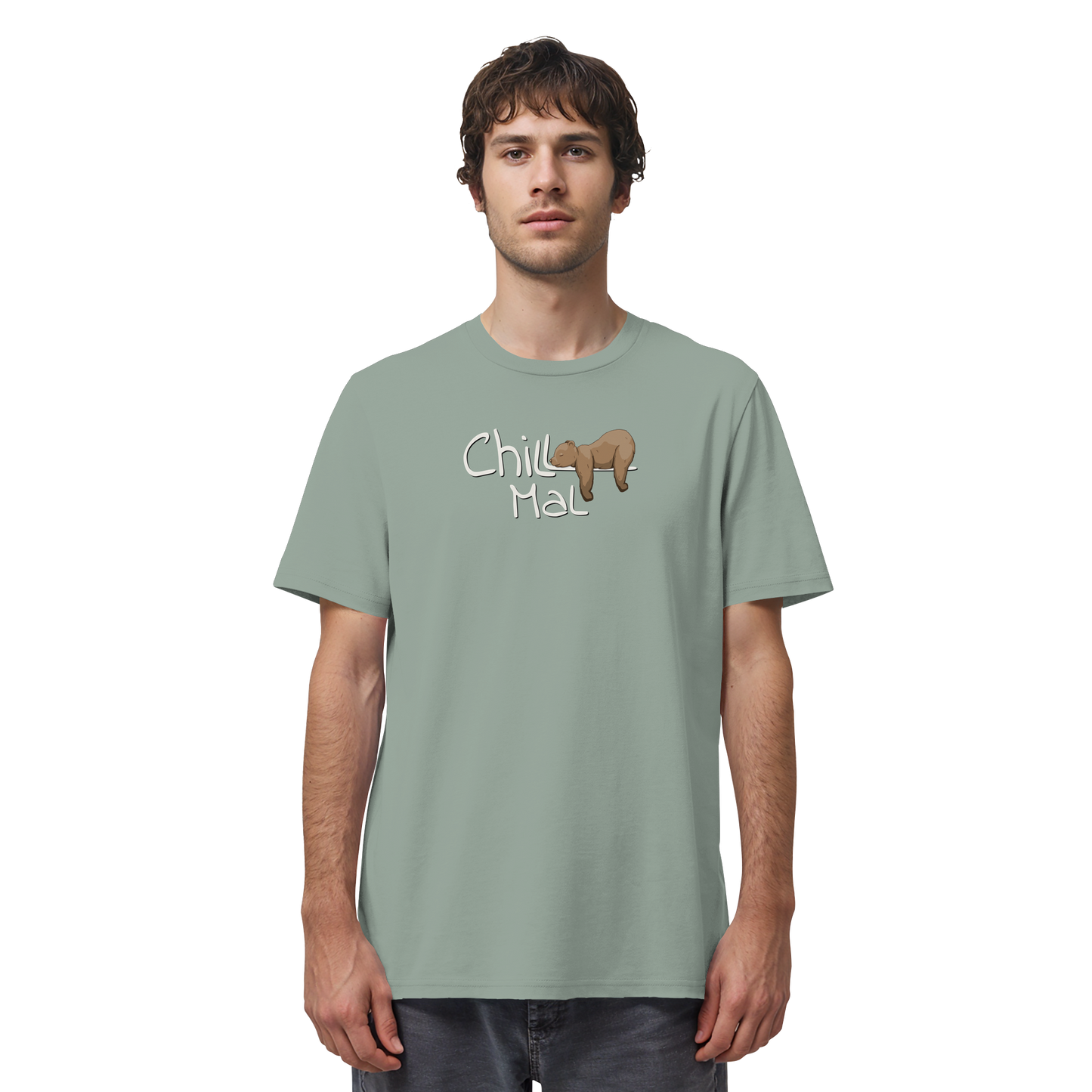 Chill Mal schläfriger Braunbär - Organic Shirt