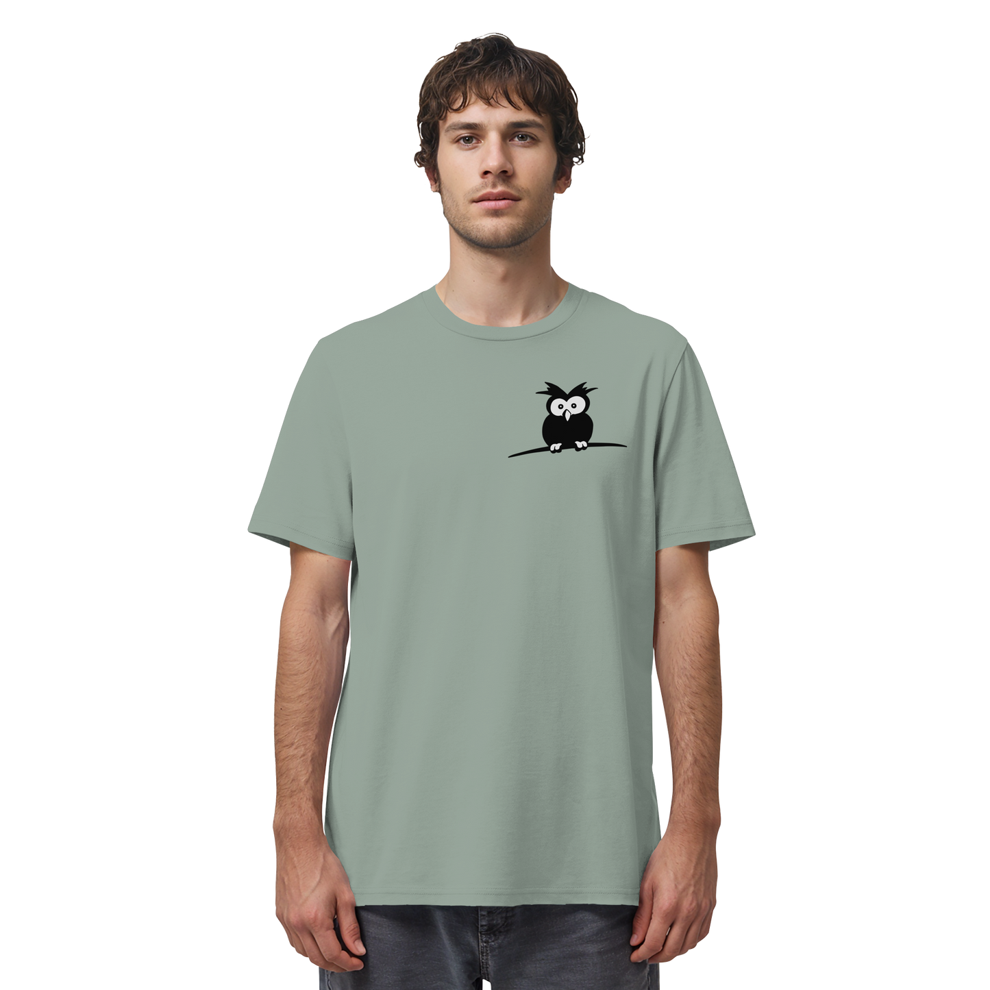 Kleine struppige Eule - Organic Shirt