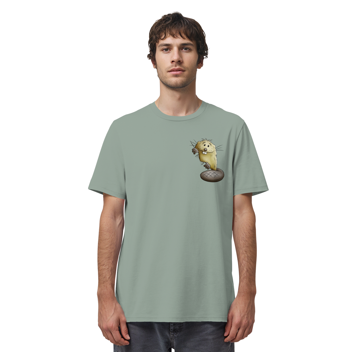 Lustiger frecher Biber - Organic Shirt
