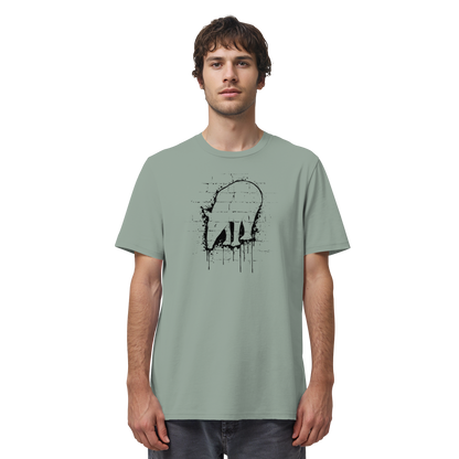 Urban Street Art Tapir Silhouette - Organic Shirt