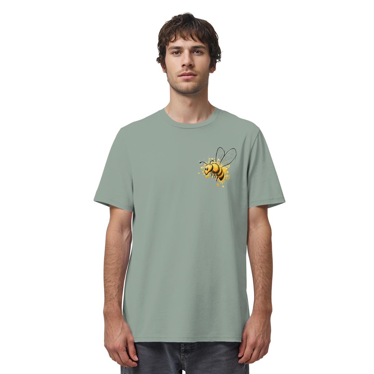 Lässige kleine Honig-Biene - Organic Shirt