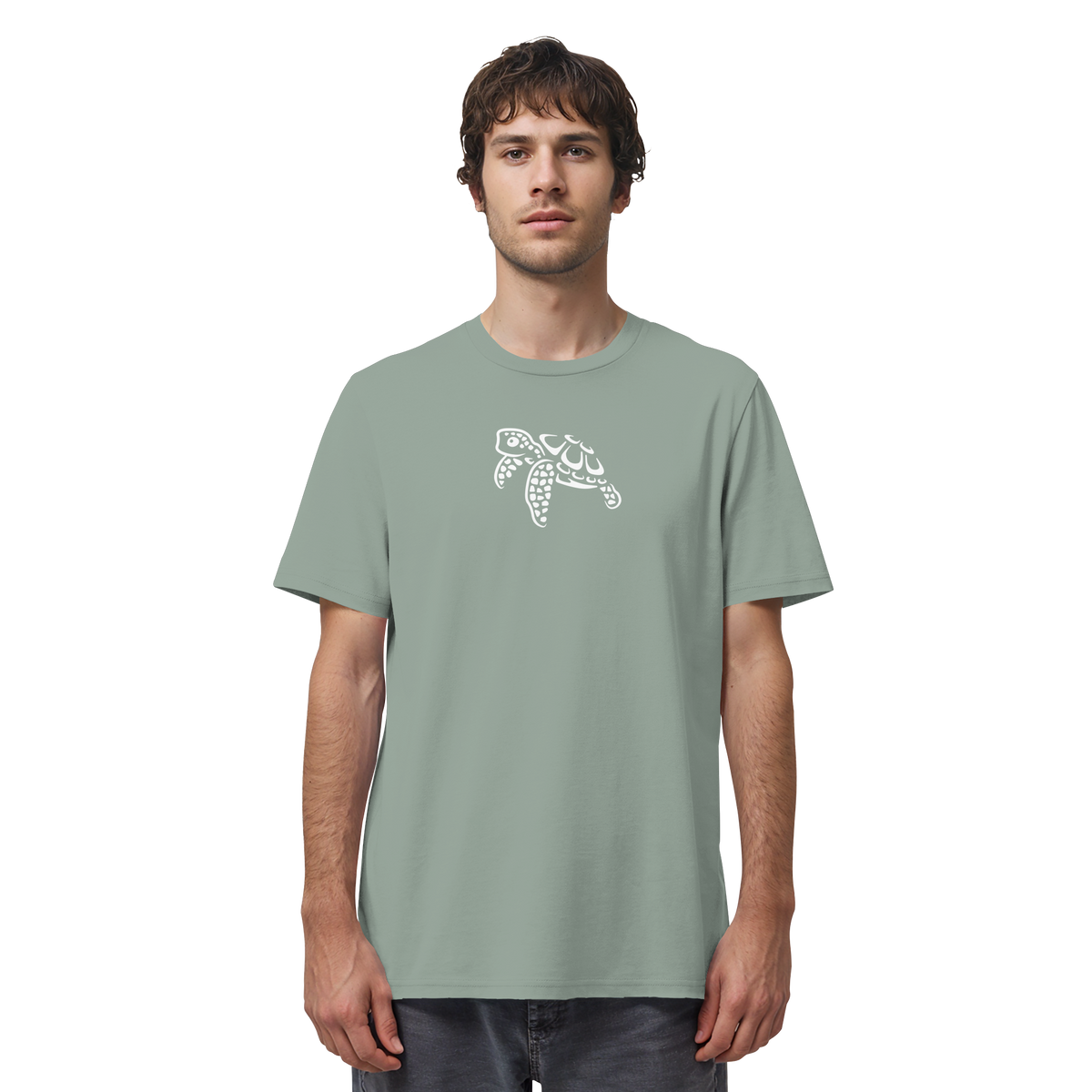 schwimmende Meeres-Schildkröte - Organic Shirt