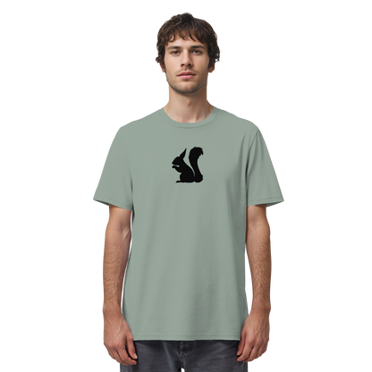 Eichhörnchen Silhouette - Organic Shirt