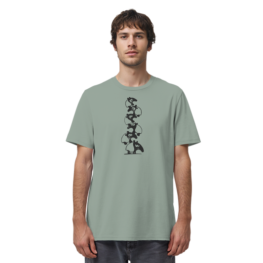 Lustiger Haufen aus Schabracken-Tapiren - Organic Shirt