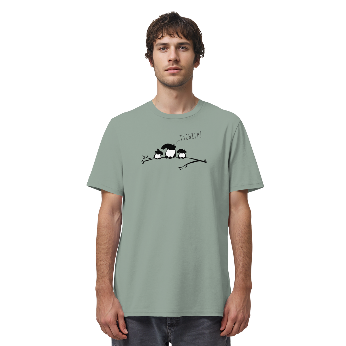 Drei kleine Tapir-Vögel - Organic Shirt