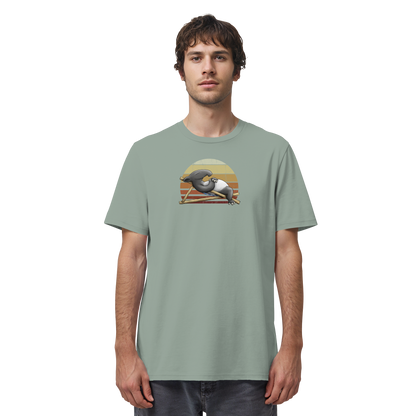 Lässiger Retro Sundown Tapir - Organic Shirt