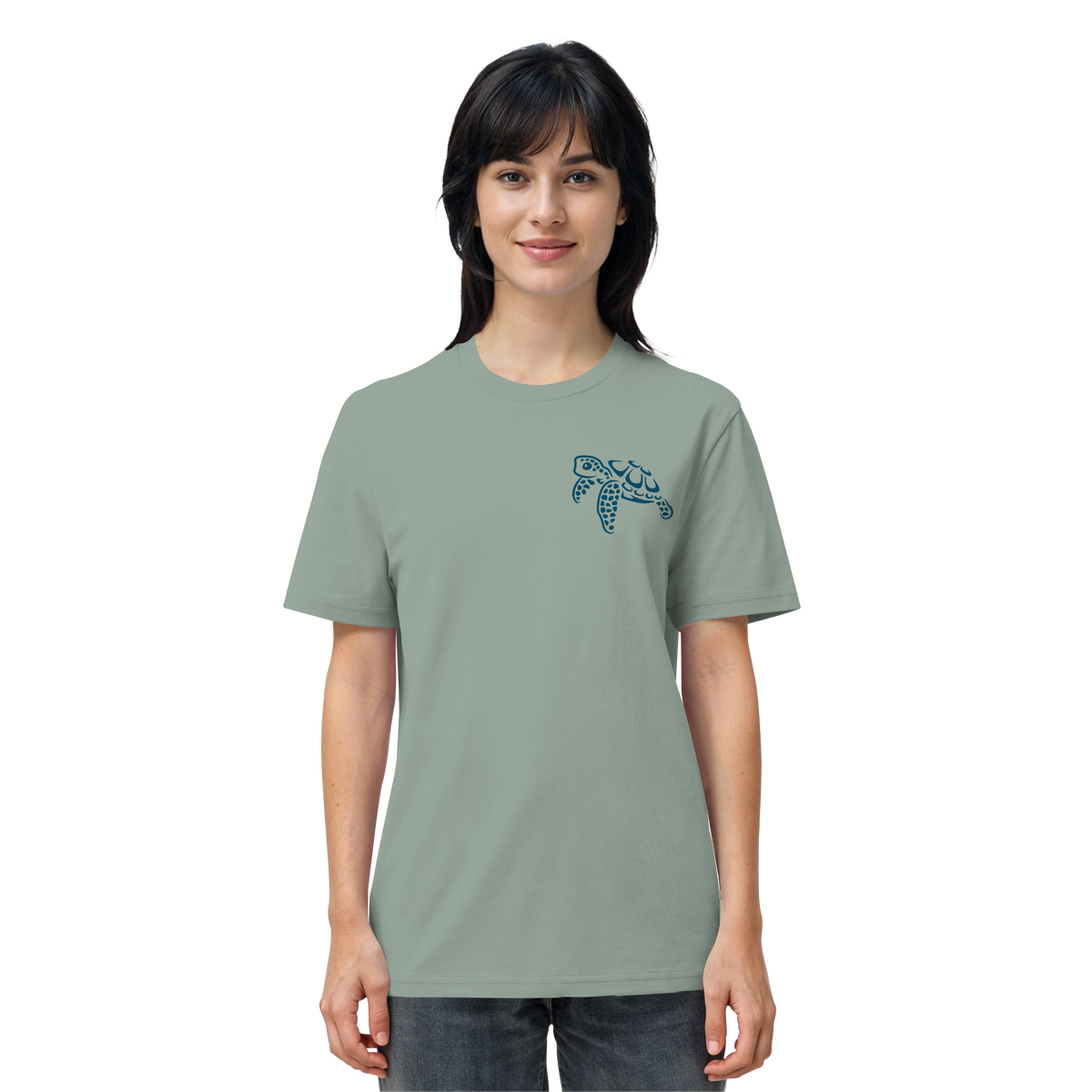 Lässig lustige Wasserschildkröte - Organic Shirt