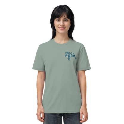 Lässig lustige Wasserschildkröte - Organic Shirt