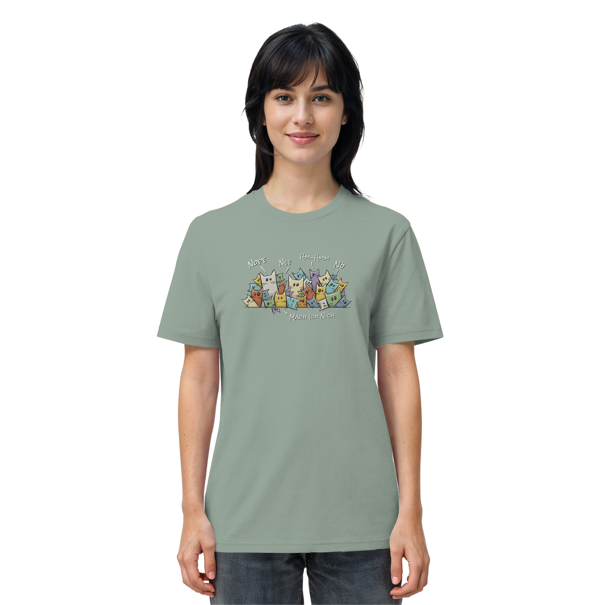 Nope, Nee, Nö Katzen - Organic Shirt