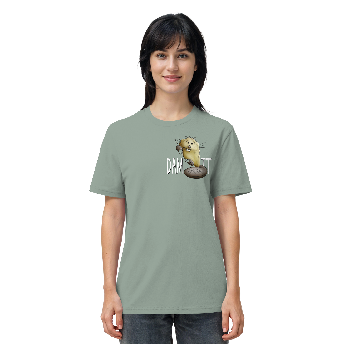 Dam It Verdammt Lustiger Biber - Organic Shirt