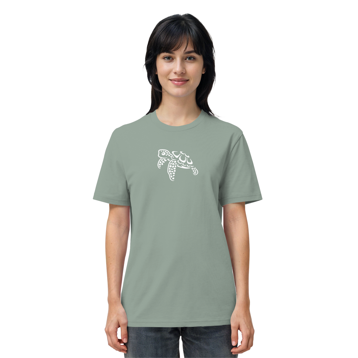 schwimmende Meeres-Schildkröte - Organic Shirt