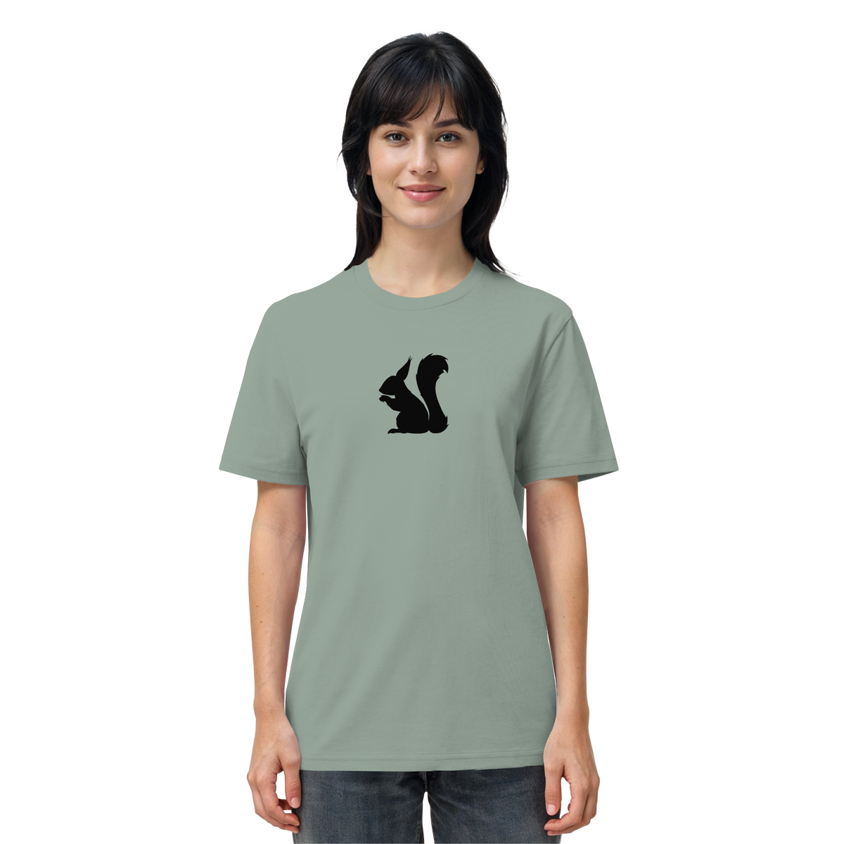 Eichhörnchen Silhouette - Organic Shirt