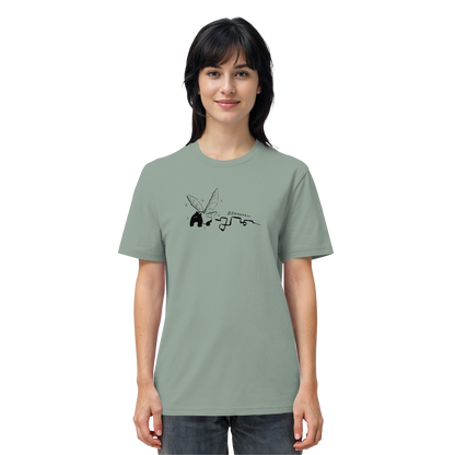 zauberhaft flatternde Tapir Fee - Organic Shirt