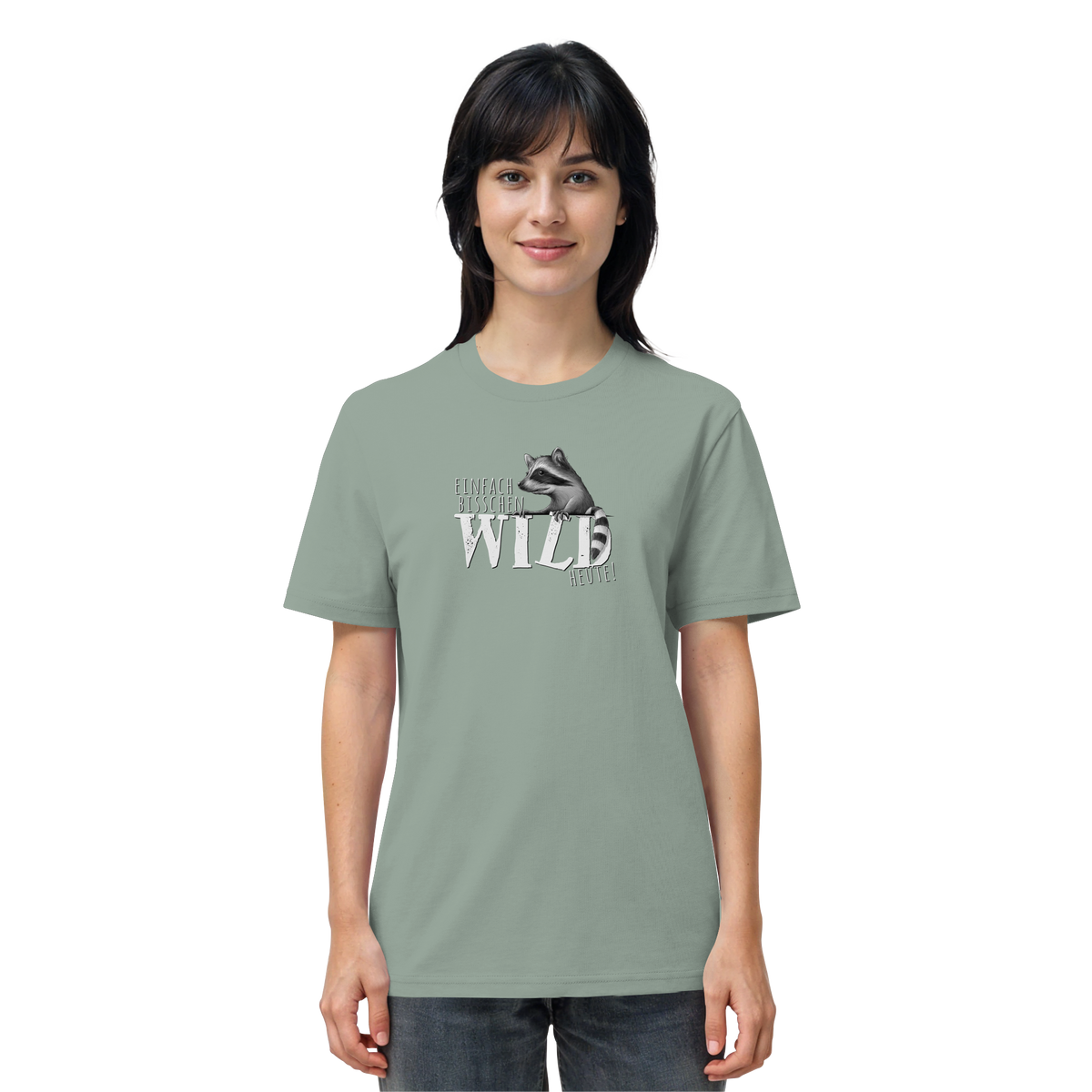 Bisschen wild heute! Waschbär - Organic Shirt