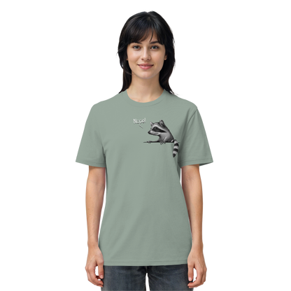 Nope! Frecher verwegener Waschbär - Organic Shirt