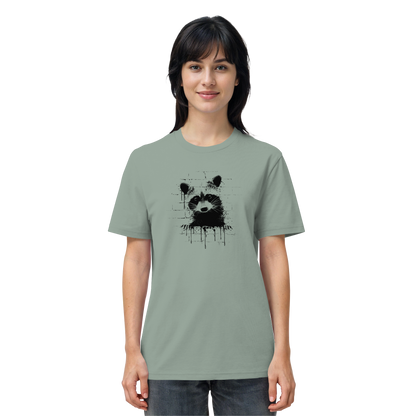 Funky Street Art Waschbär - Organic Shirt