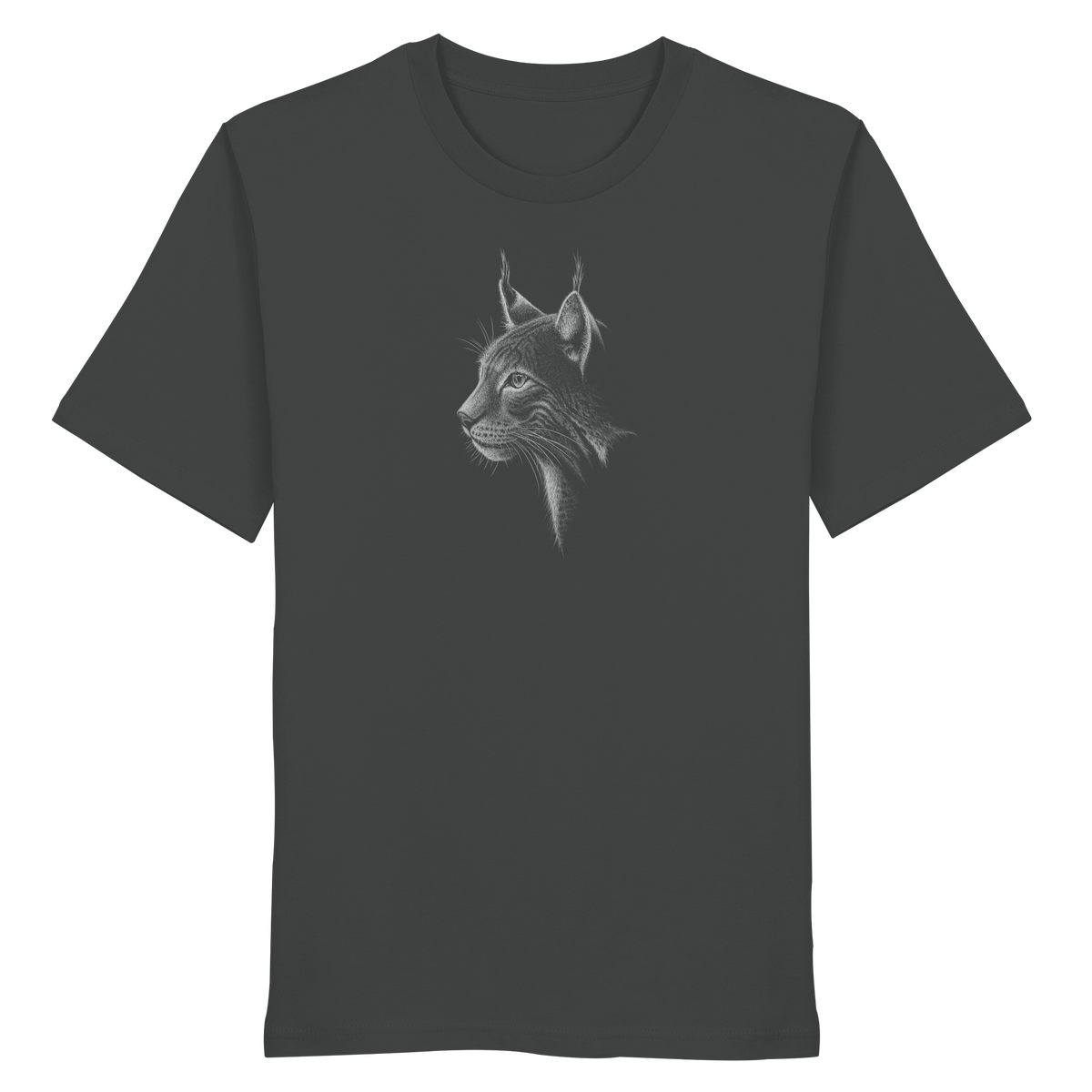 Luchs Kritzelkunst Wildkatze Illustration - Organic Shirt