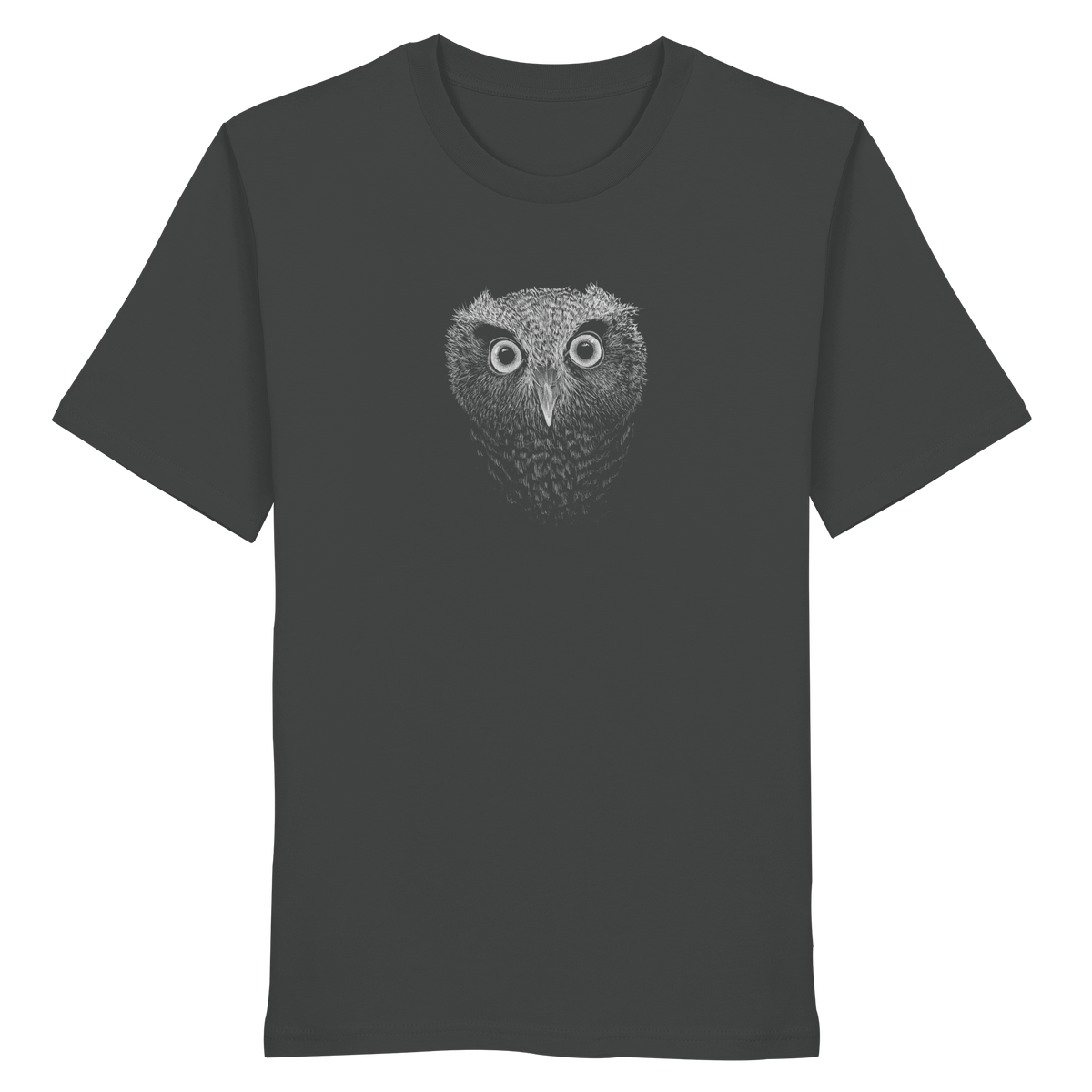 Eule Kritzelkunst Illustration - Organic Shirt