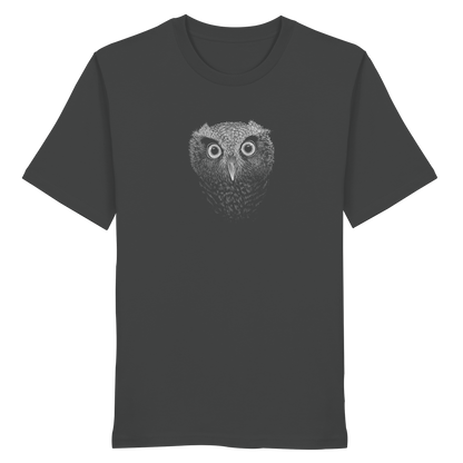 Eule Kritzelkunst Illustration - Organic Shirt