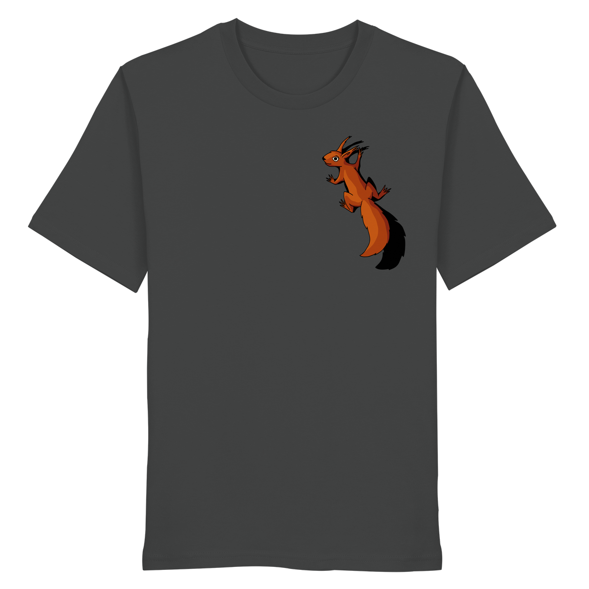 Süßes Eichhörnchen klettert - Organic Shirt