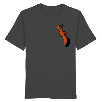 Süßes Eichhörnchen klettert - Organic Shirt
