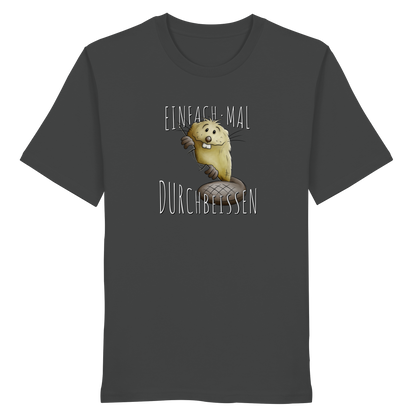 Einfach mal Durchbeissen Biber - Organic Shirt