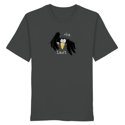 Joa Läuft Krähe gechillter Rabe - Organic Shirt