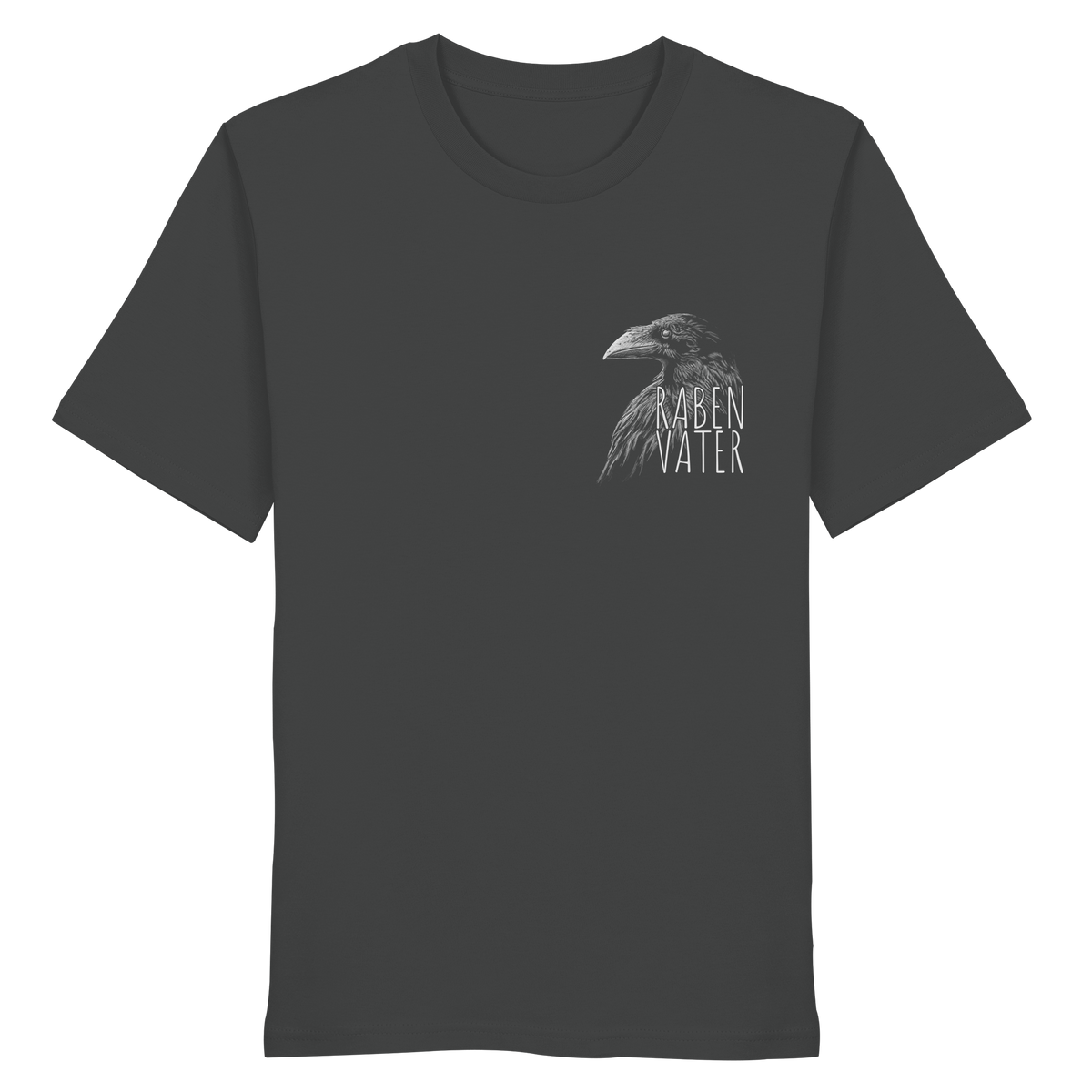 Rabenvater schwarzer Rabe Krähe - Organic Shirt