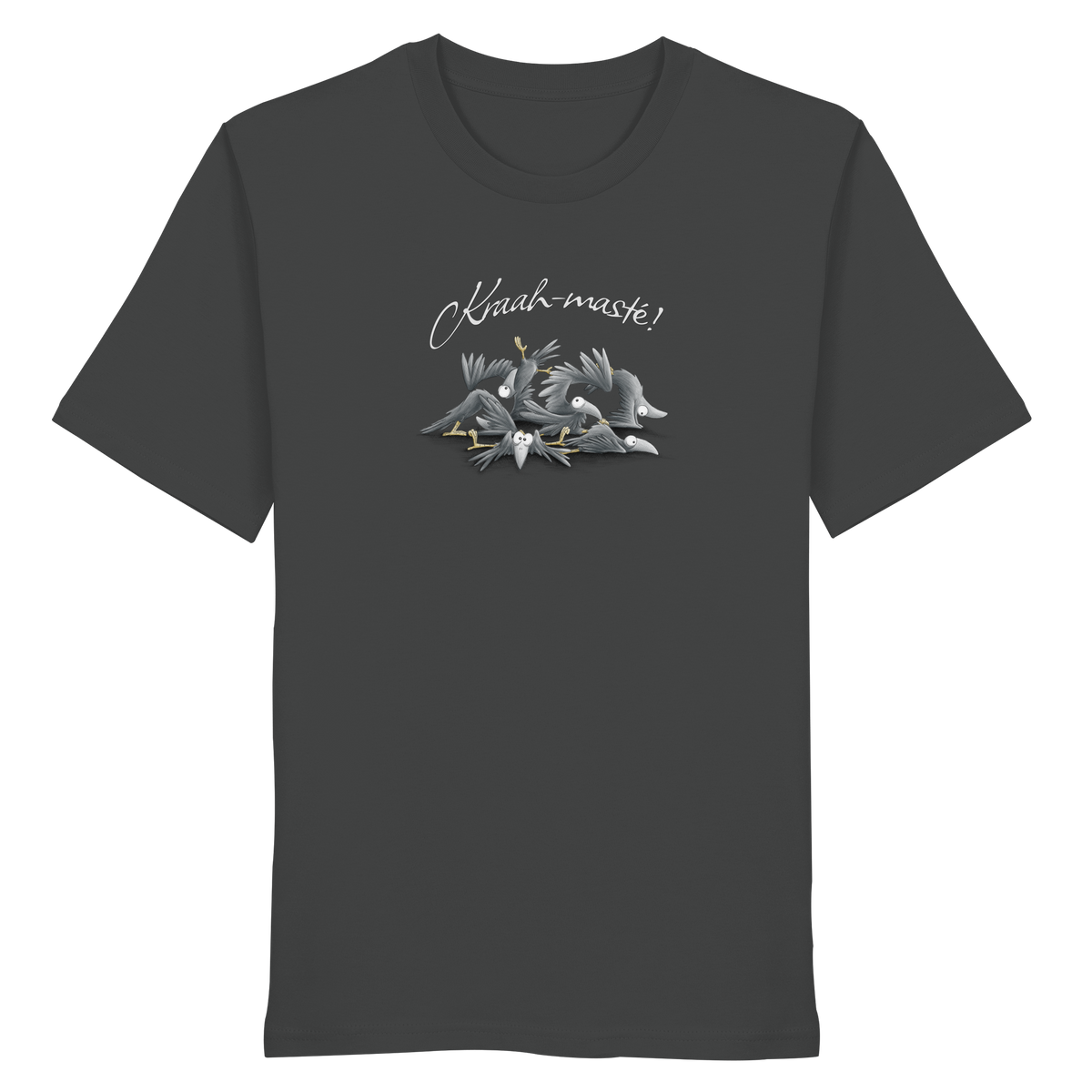 Kraah-masté! Yoga Raben Krähen - Organic Shirt