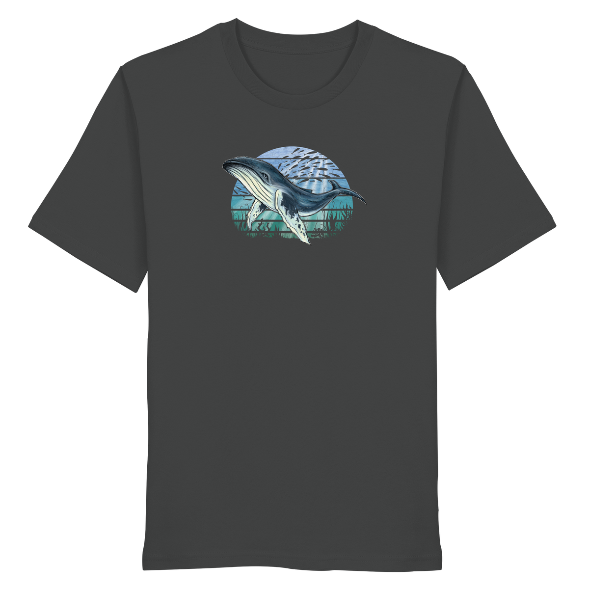 Retro Unterwasser Buckelwal - Organic Shirt