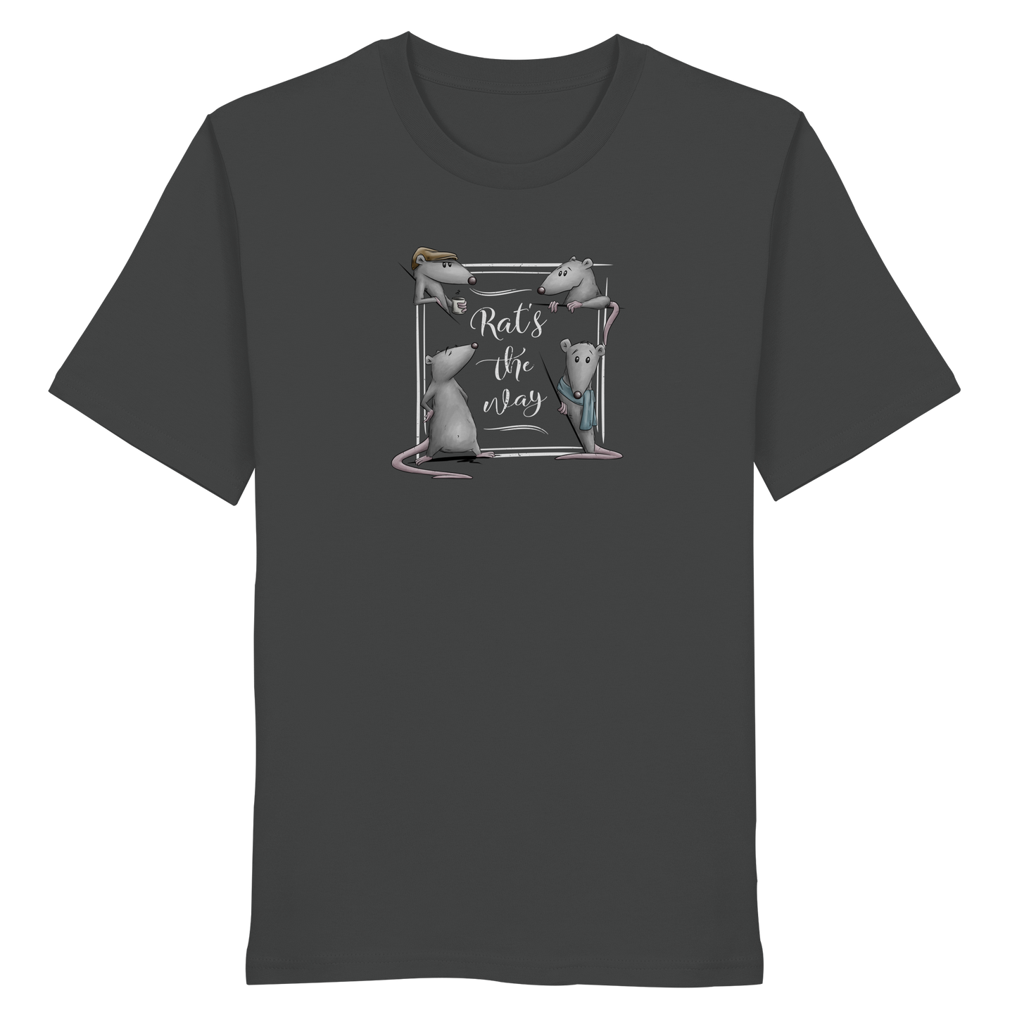 Rat’s The Way Kaffeehaus Ratten - Organic Shirt