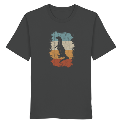 Retro Otter Fischotter Silhouette - Organic Shirt