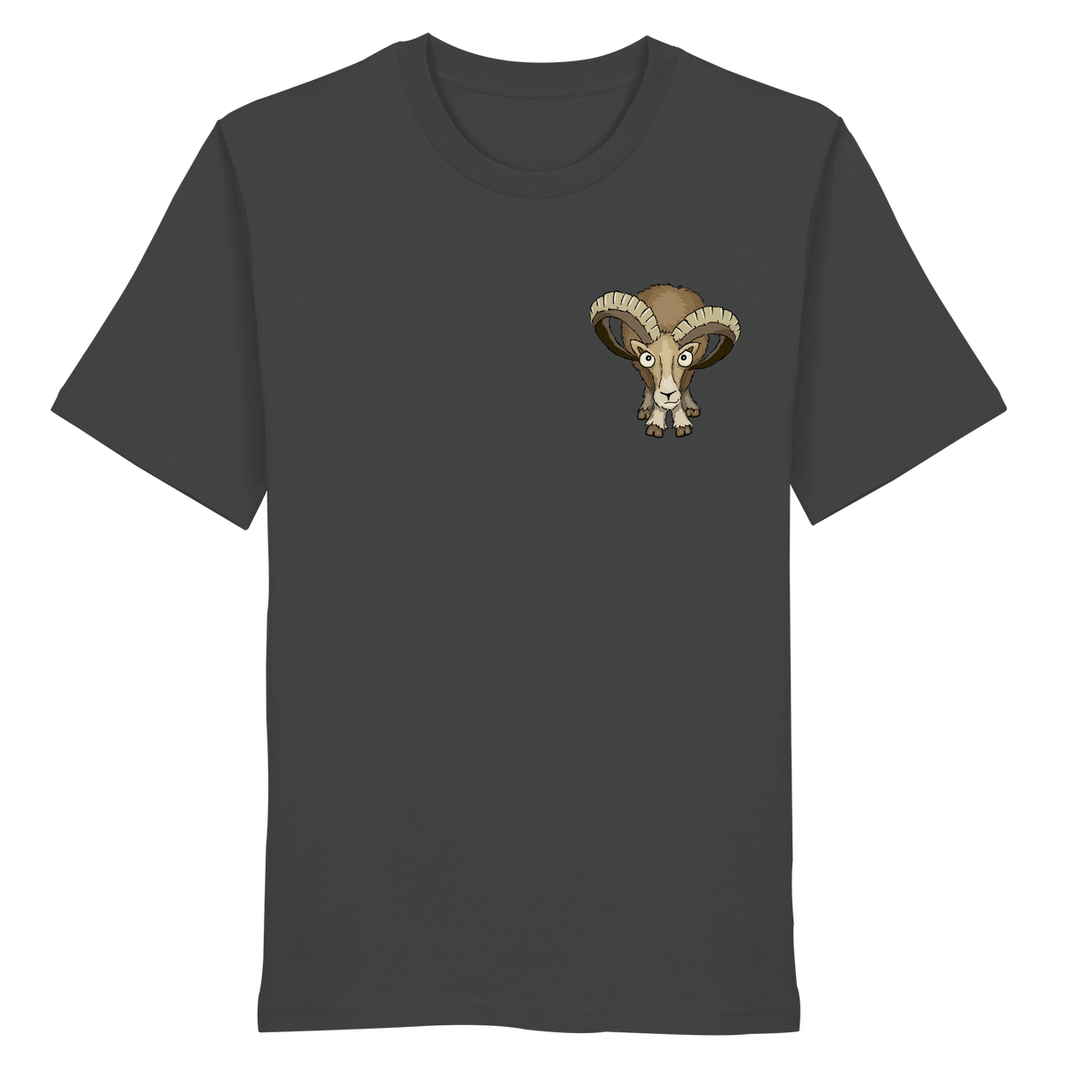 Bockiges Mufflon Widder Schafbock - Organic Shirt