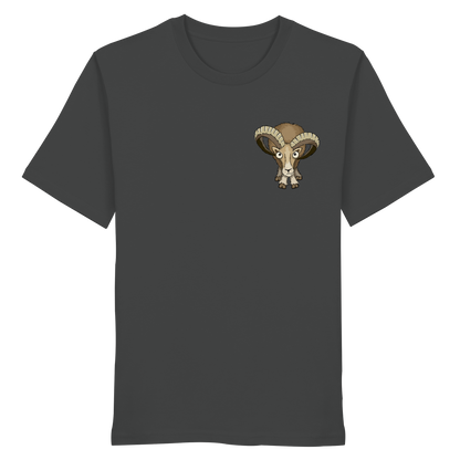 Bockiges Mufflon Widder Schafbock - Organic Shirt