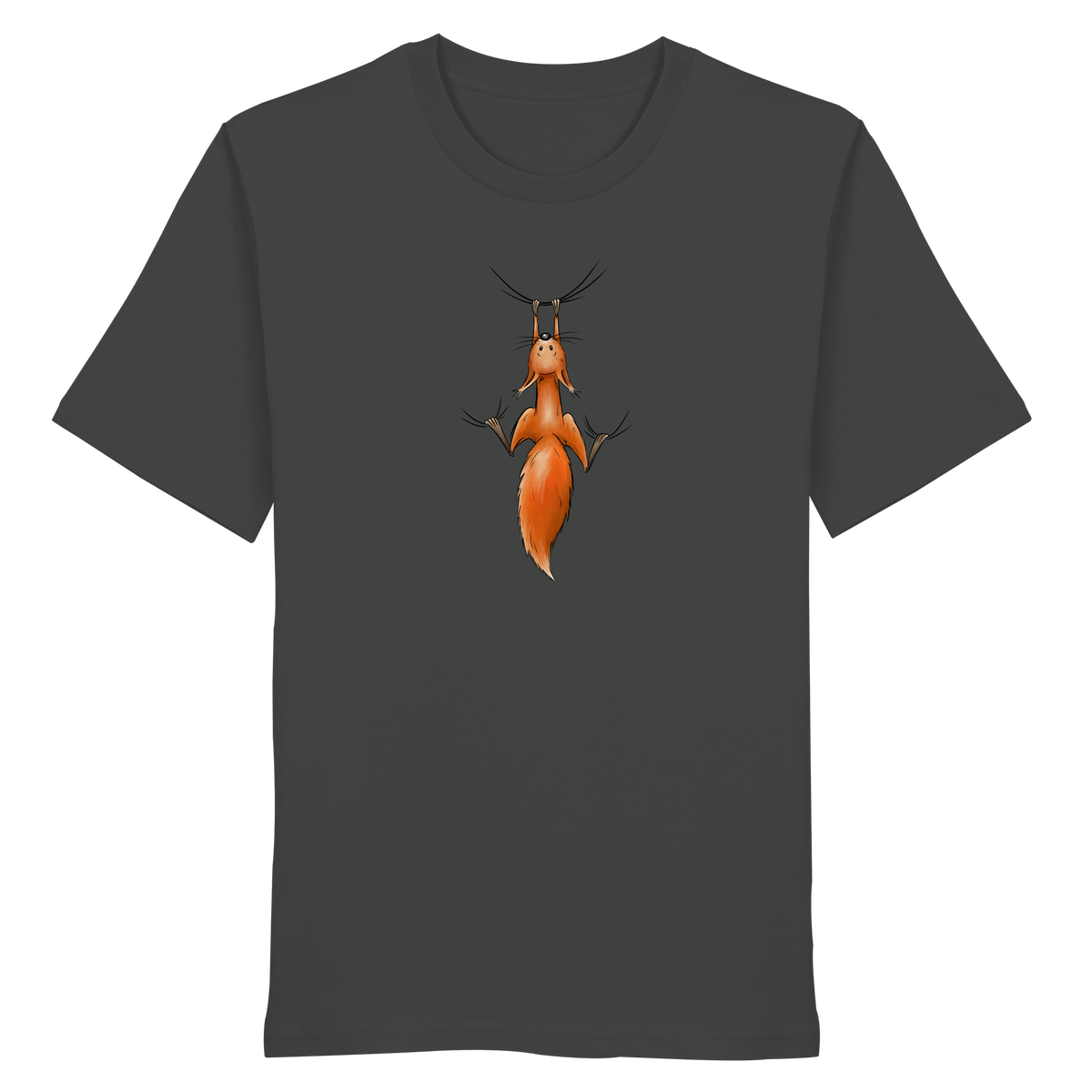 Rotes Eichhörnchen hängt ab - Organic Shirt