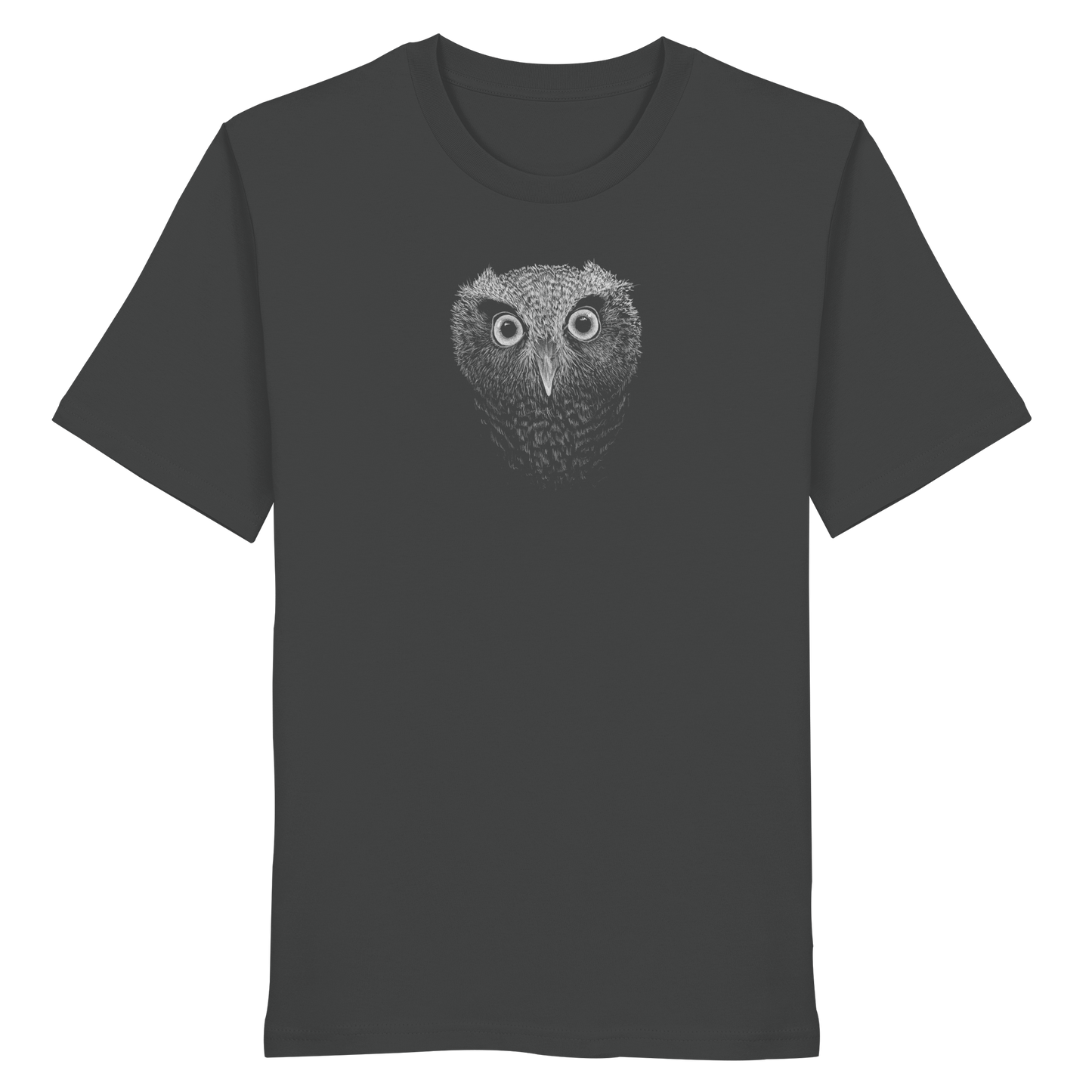 Eule Kritzelkunst Illustration - Organic Shirt