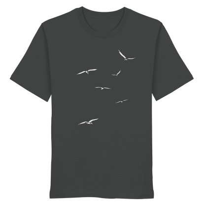 Vogelschwarm – Traum vom Fliegen - Organic Shirt