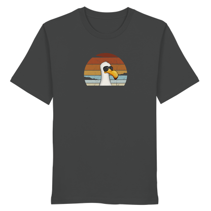 Cool lässige Retro Möwe - Organic Shirt
