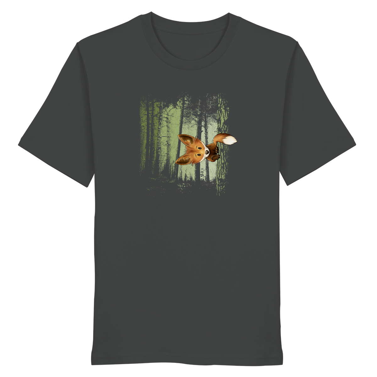 Fuchs im Zwielicht-Wald - Organic Shirt