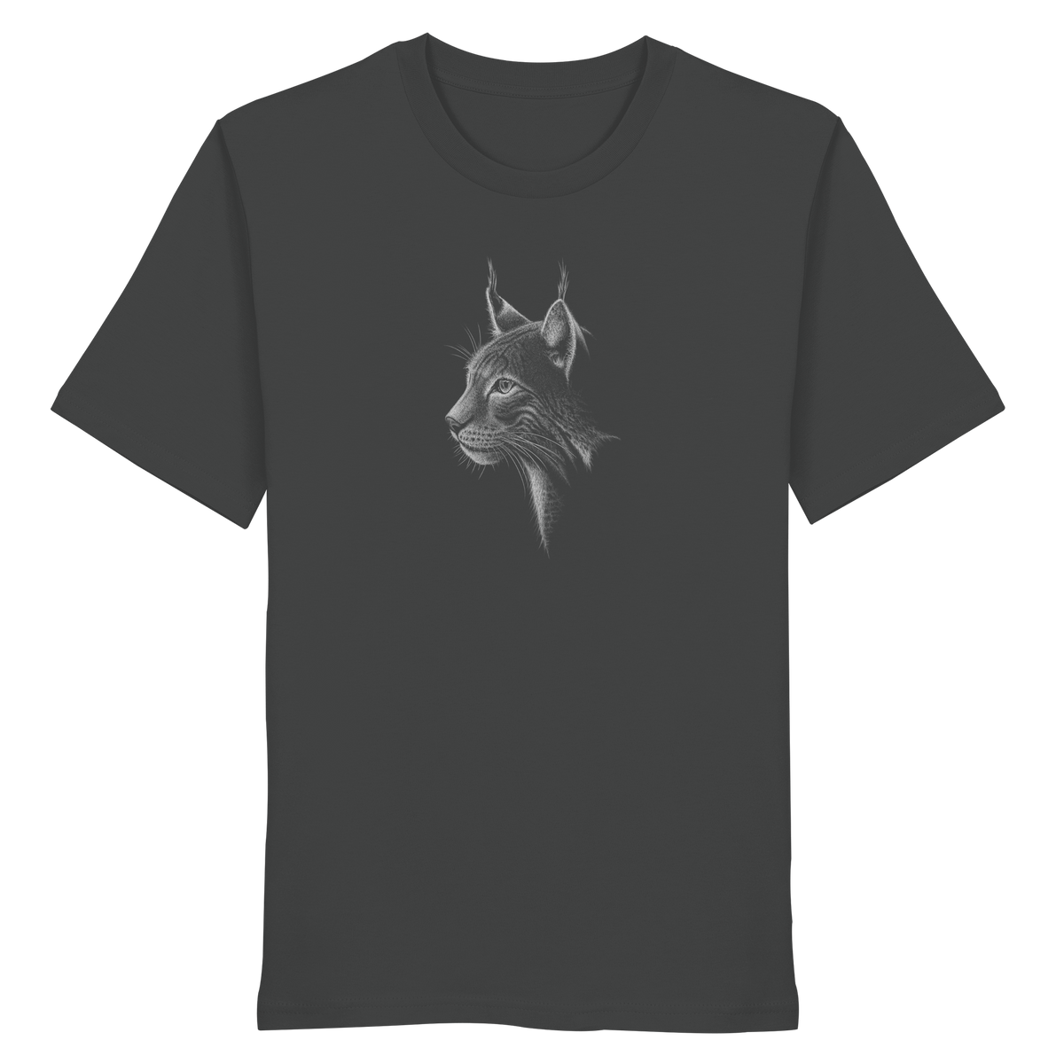 Luchs Kritzelkunst Wildkatze Illustration - Organic Shirt