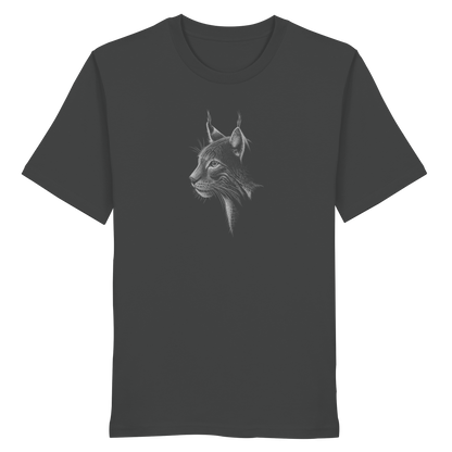 Luchs Kritzelkunst Wildkatze Illustration - Organic Shirt