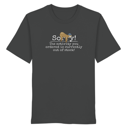 No-Activity Faultier - Organic Shirt