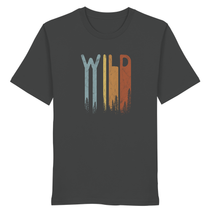 Wild Retro Schriftzug - Organic Shirt