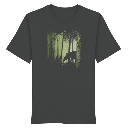 Lässiger Tapir im Zwielicht Wald - Organic Shirt