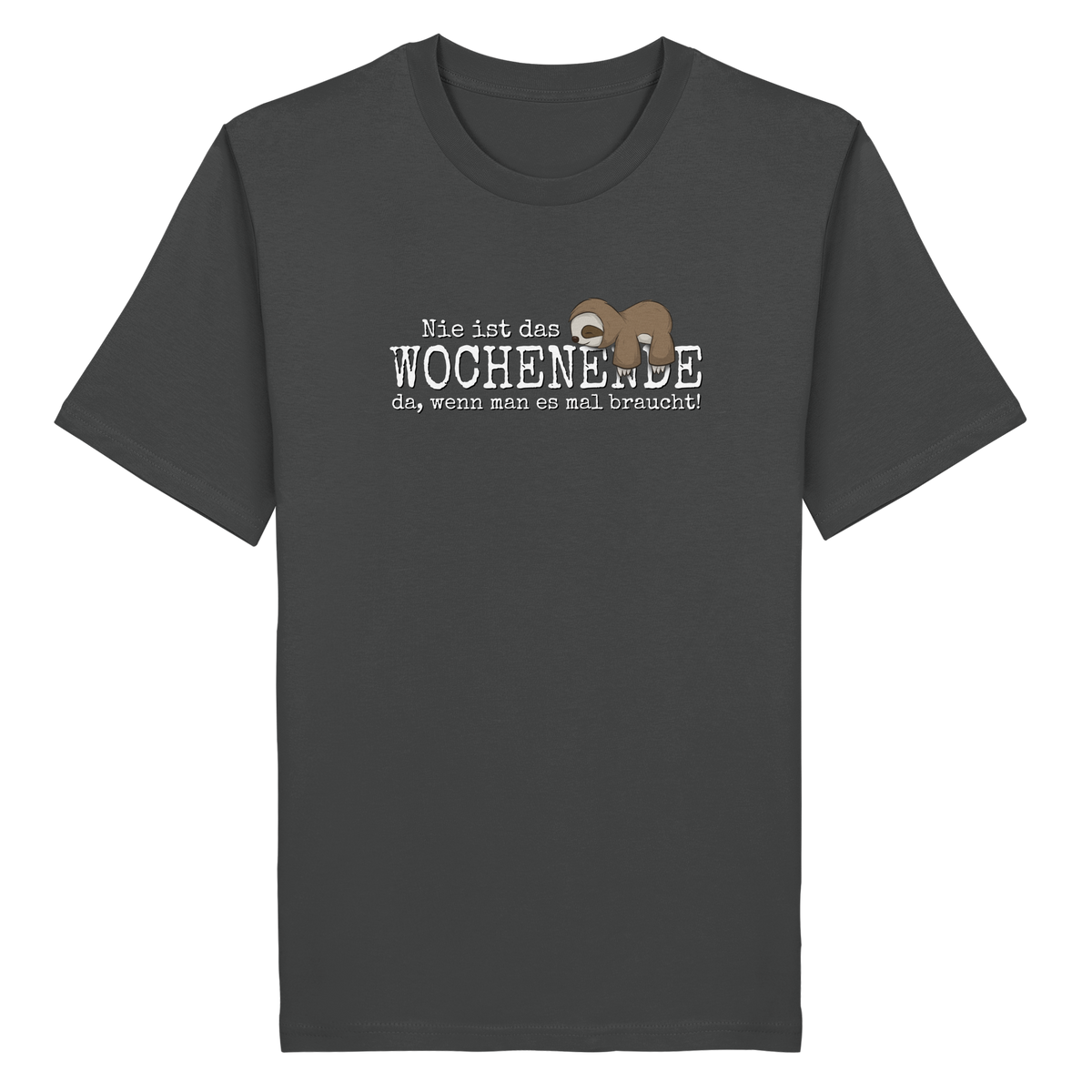 Kawaii Faultier Wochenende - Organic Shirt
