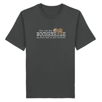 Kawaii Faultier Wochenende - Organic Shirt