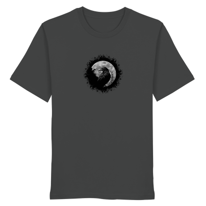 Schwarzer Rabe bei Vollmond  - Organic Shirt