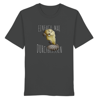 Einfach mal Durchbeissen Biber - Organic Shirt
