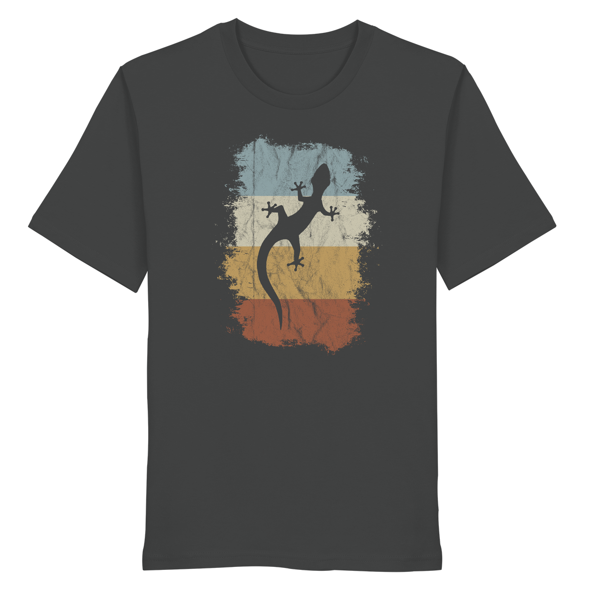 Retro Gecko Salamander Silhouette - Organic Shirt