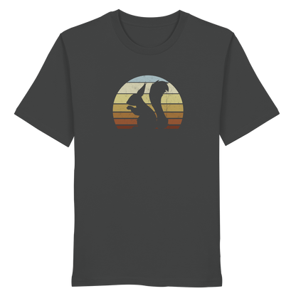 Retro Eichhörnchen Silhouette - Organic Shirt